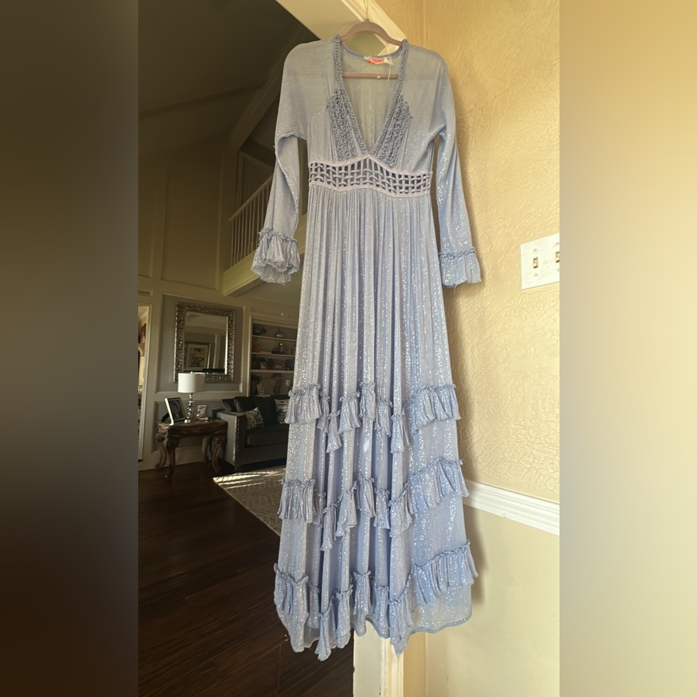 Free People Blue Maxi Dress - Picture 8 of 8